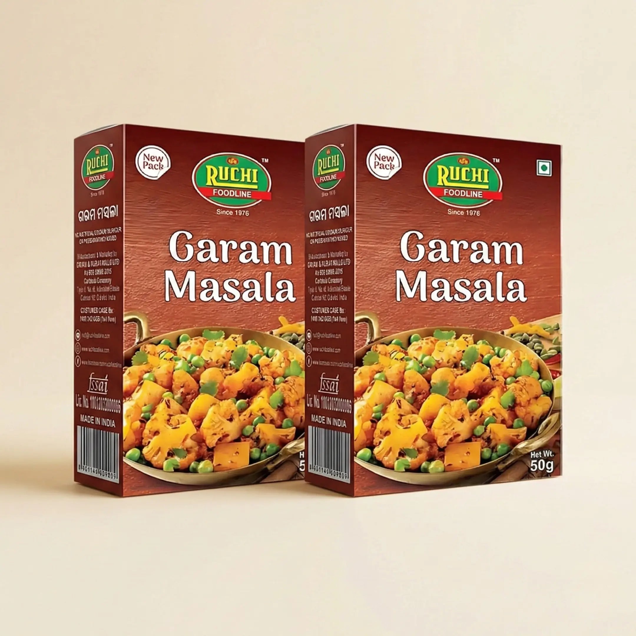 Ruchi Garam Masala 100g (2x50g) – Aromatic Spice Mix | Baramaja