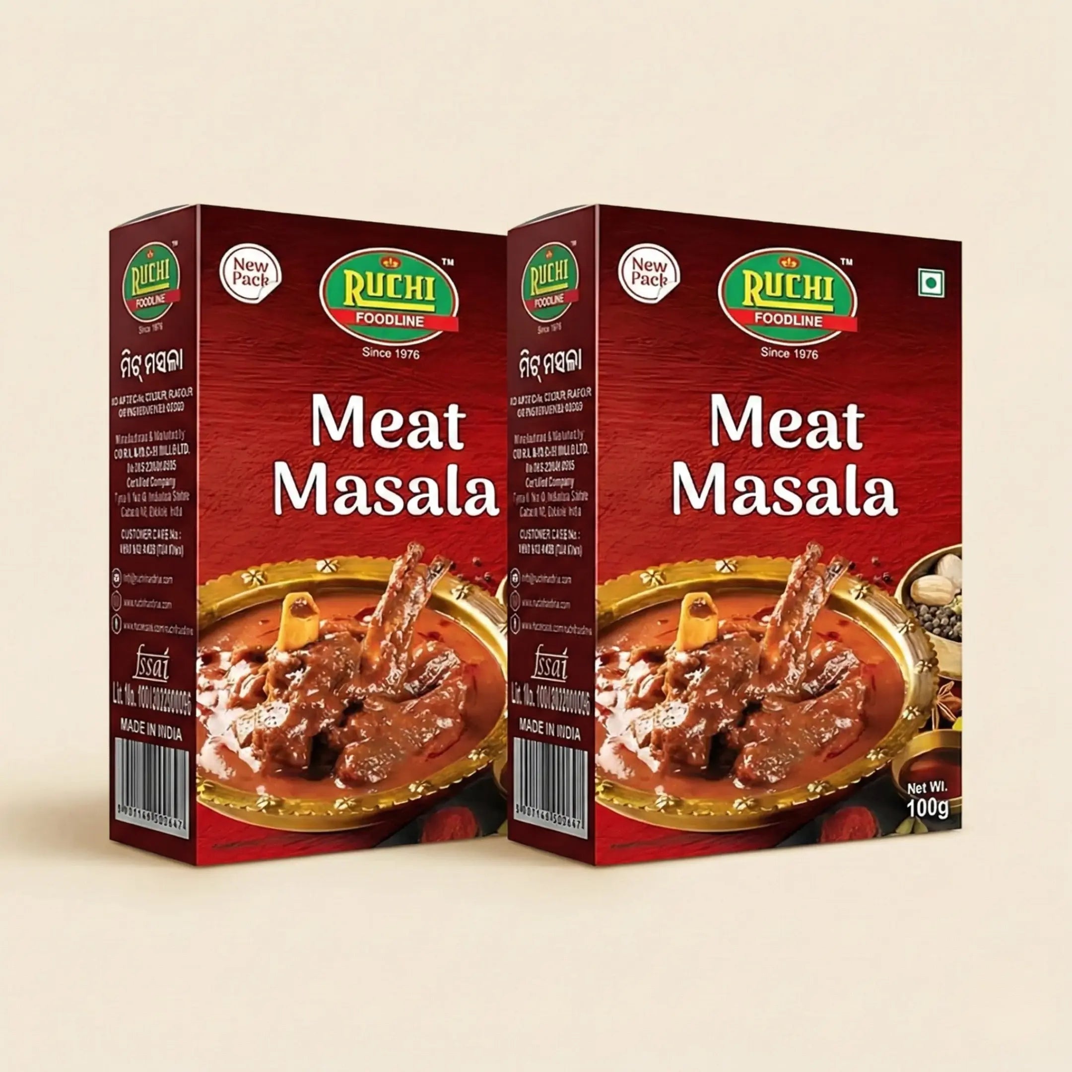 Ruchi Meat Masala 200g (2x100g) – Spicy Meat Dish Mix | Baramaja