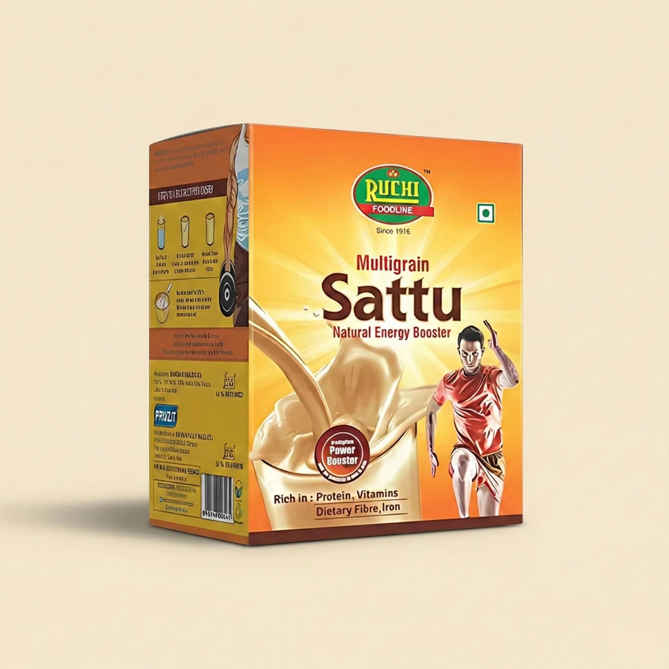 Ruchi Multigrain Sattu 4kg (8x500g) – Nutritious Flour Blend | Baramaja